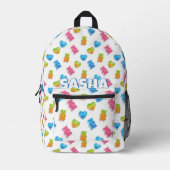 Sac À Dos Imprimé Cute Modern Gummy Bear Backpack - Cool Candy (Recto)
