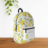 Sac À Dos Imprimé Cute Motif citron aquarelle