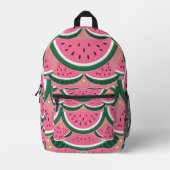 Sac À Dos Imprimé Cute Motif Watermelon (Recto)