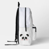 Sac À Dos Imprimé Cute Panda Face Personalized – Custom Name (Gauche)