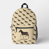 Sac À Dos Imprimé Cute Polka Dot Zebra (Recto)