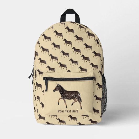 Sac À Dos Imprimé Cute Polka Dot Zebra (Recto)