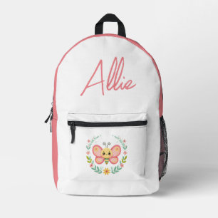 Sac À Dos Imprimé Cute, ressort/papillon