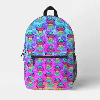 Sac À Dos Imprimé Cute rose kawaii Ufo