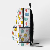 Sac À Dos Imprimé Cute School Backpacks and books Pattern (Droite)