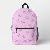 Sac À Dos Imprimé Cute Strawberry Doodles – Minimal Kawaii Pattern (Recto)