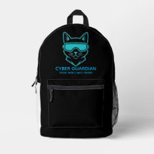 Cyber Guardian Neon Cat - Technologie professionne