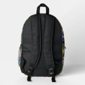 Sac À Dos Imprimé Cyber-vache vapeur (Verso)