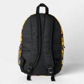 Sac À Dos Imprimé Cyberpunk jaune (Verso)
