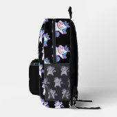 Sac À Dos Imprimé Dabbing Unicorn Motif Nom personnalisé (Droite)