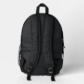 Sac À Dos Imprimé Dabbing Unicorn Motif Nom personnalisé (Verso)