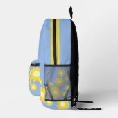 Sac À Dos Imprimé Daisy Blue Green (Droite)