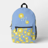 Sac À Dos Imprimé Daisy Blue Green (Recto)