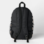 Sac À Dos Imprimé Daisy Boho Personnalisé (Verso)