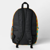 Sac À Dos Imprimé Damier Rétro Personnalisé (Verso)