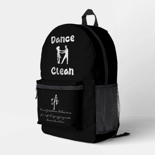 Sac À Dos Imprimé Danse Clean Mex. Argent (Coin arrière droit)