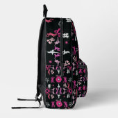 Sac À Dos Imprimé Danseuse rose Motif Décor Maison (Gauche)