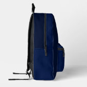 Sac À Dos Imprimé Dark Blue Backpack  (Gauche)