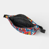Sac à dos imprimé de bande dessinée Pop Art (Ouvrir)