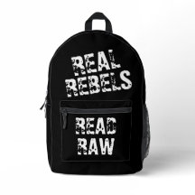 De vrais rebelles lisent brut et cool en noir