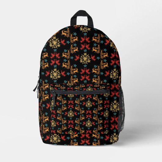 Sac À Dos Imprimé Décor mexicain Otomi (Recto)