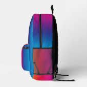 Sac À Dos Imprimé Dégradé Arc-en-ciel (Droite)