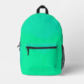 Sac À Dos Imprimé Dégradé de vert de printemps (Recto)