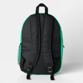Sac À Dos Imprimé Dégradé de vert de printemps (Verso)