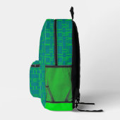 Sac À Dos Imprimé Dégradé Motif rectangle 3 (Droite)