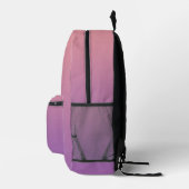 Sac À Dos Imprimé Dégradé Ombre rose violet (Droite)