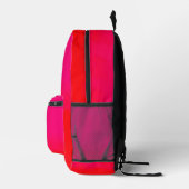Sac À Dos Imprimé Dégradé rose et orange (Droite)