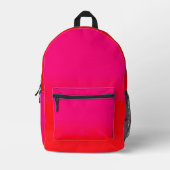 Sac À Dos Imprimé Dégradé rose et orange (Recto)