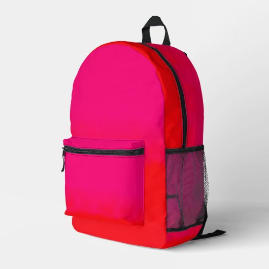 Sac À Dos Imprimé Dégradé rose et orange (Coin arrière droit)