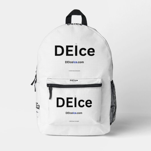 Sac À Dos Imprimé DEIce (Recto)