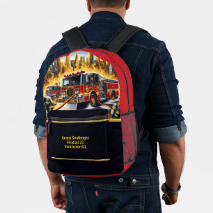 Sac À Dos Imprimé Des pompiers de tous les jours en action