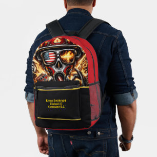 Sac À Dos Imprimé Des pompiers héros du quotidien regardent
