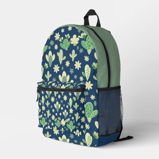 Sac À Dos Imprimé Desert Cactus & Succulent Pattern (Coin arrière droit)