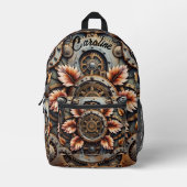 Sac À Dos Imprimé Design à vapeur magnifique (Recto)