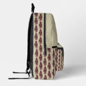 Sac À Dos Imprimé Design d'art de tatouage à main rose Mehndi person (Gauche)