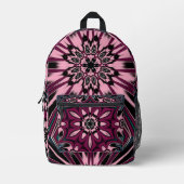 Sac À Dos Imprimé Design de fleurs Mandala (Recto)