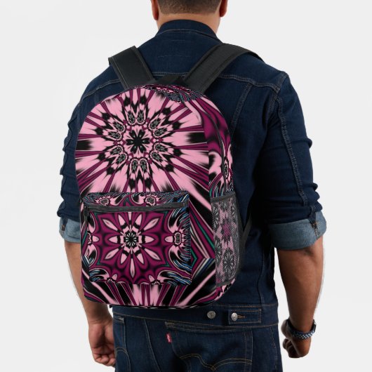 Sac À Dos Imprimé Design de fleurs Mandala (Insitu (Modèle))