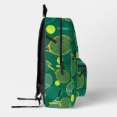 Sac À Dos Imprimé Design de tennis (Gauche)