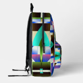 Sac À Dos Imprimé Design dynamique à plusieurs couleurs design class (Gauche)