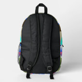 Sac À Dos Imprimé Design dynamique à plusieurs couleurs design class (Verso)