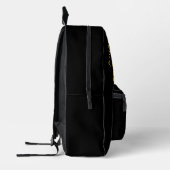 Sac À Dos Imprimé Design graphique Gold Bold Bison (Gauche)
