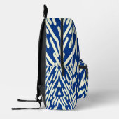 Sac À Dos Imprimé Design moderne et design classique bleu (Gauche)
