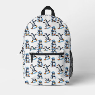Sac À Dos Imprimé Design Motif de pingouins