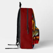 Sac À Dos Imprimé Dessin abstrait de fille (Gauche)