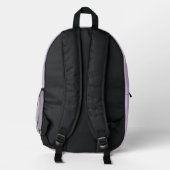 Sac À Dos Imprimé Dessin animé de dragon violet (Verso)