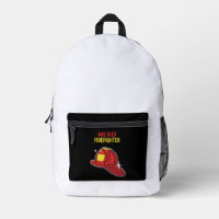 Dessin animé de pompier héros Casque rouge d'appré